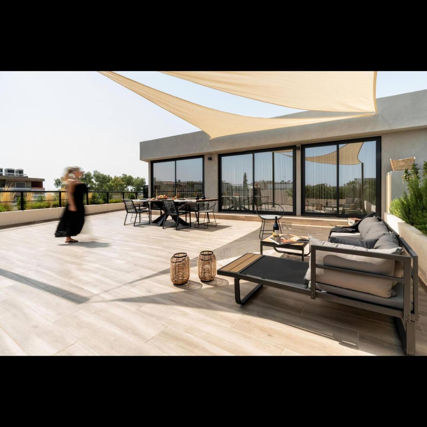 5Bd Luxury Penthouse With Sea View Atenas Exterior foto