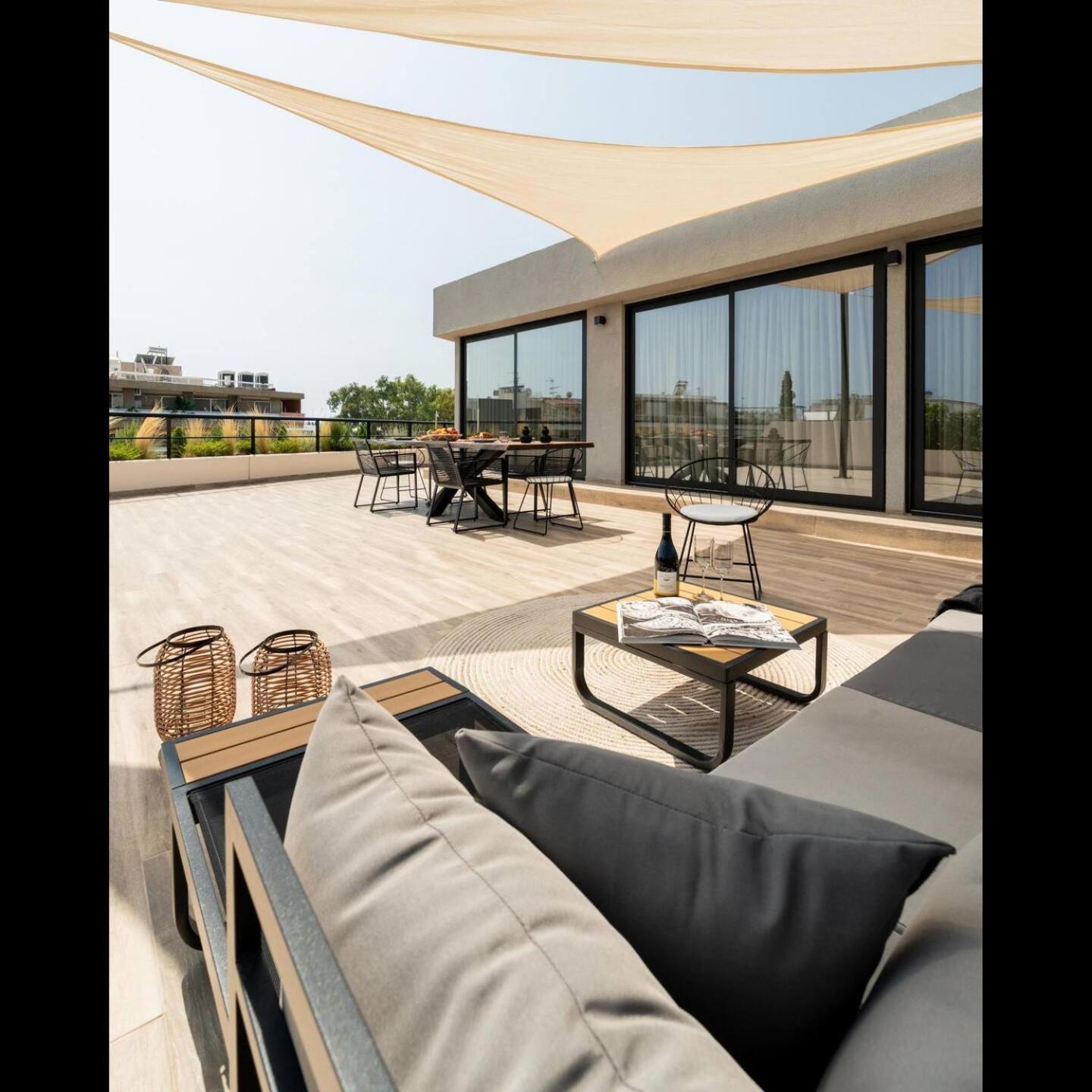 5Bd Luxury Penthouse With Sea View Atenas Exterior foto